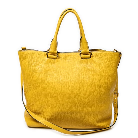 Prada Convertible Zip Tote en amarillo Cuero de ternero - Image 5