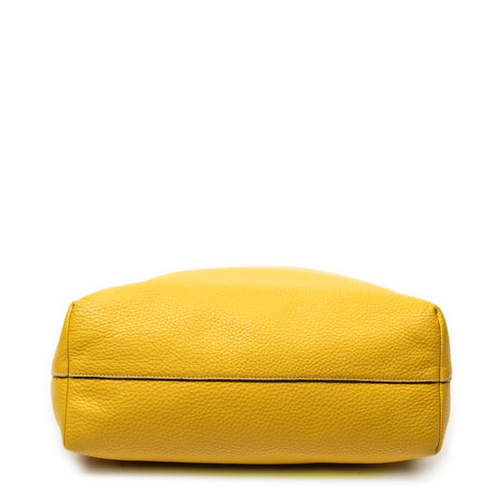 Prada Convertible Zip Tote en amarillo Cuero de ternero - Image 6