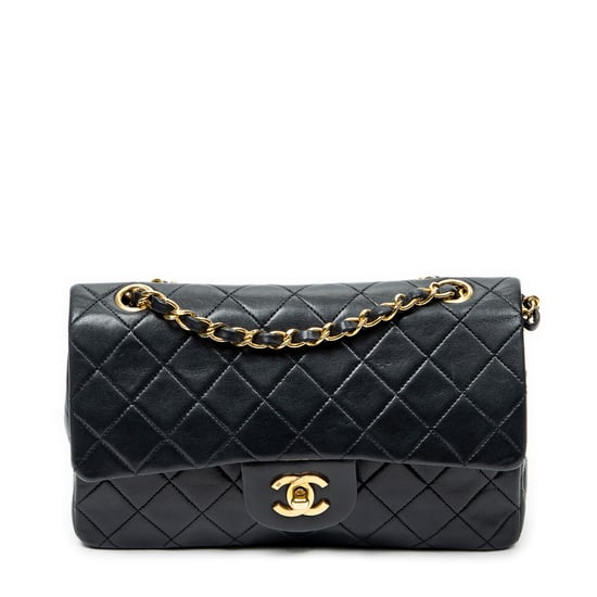 Chanel Classic Double Flap 23 en negro Cuero de ternero - Image 1
