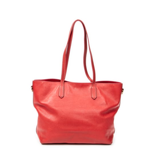 Prada Convertible Open Shopping Tote en Red Cuero de ternero - Image 5