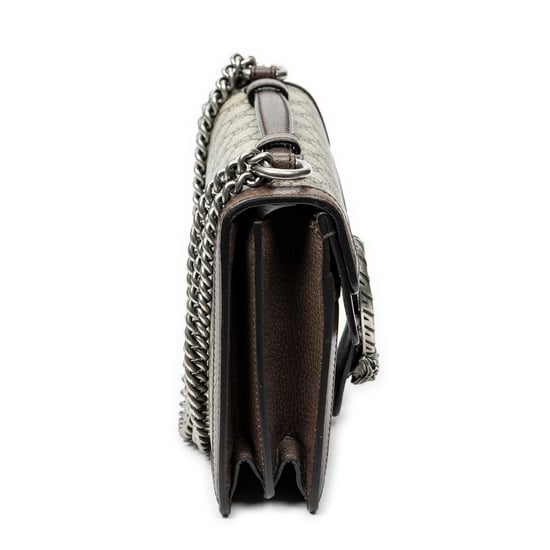 Gucci Dionysus Top Handle Chain Crossbody  en  beige Lienzo recubierto - Image 4