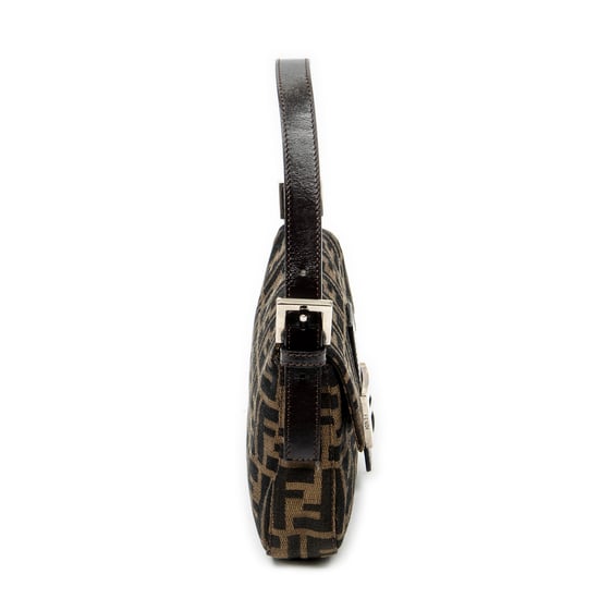 Fendi Baguette en Brown Lienzo - Image 4