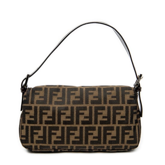 Fendi Baguette en Brown Lienzo - Image 5