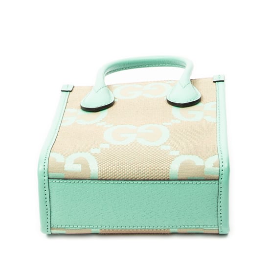 Gucci Mini Crossbody  en  verde Lienzo - Image 6