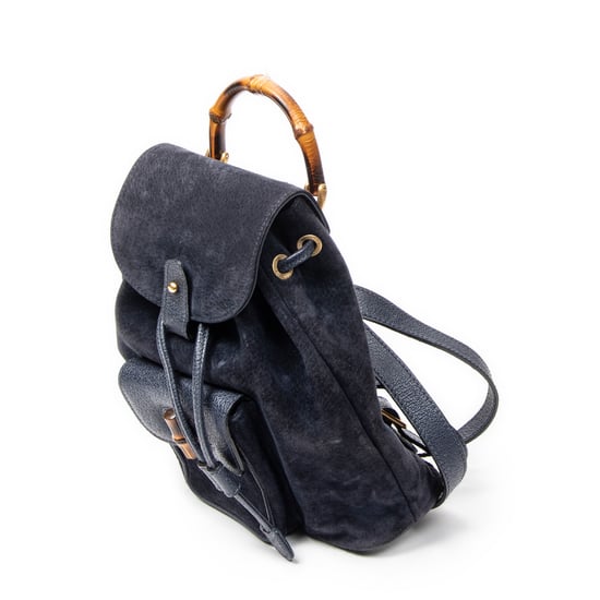Gucci Mini Bamboo Backpack  en  Marina Cuero de ternero - Image 2