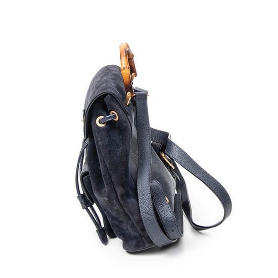 Gucci Mini Bamboo Backpack  en  Marina Cuero de ternero - Image 3