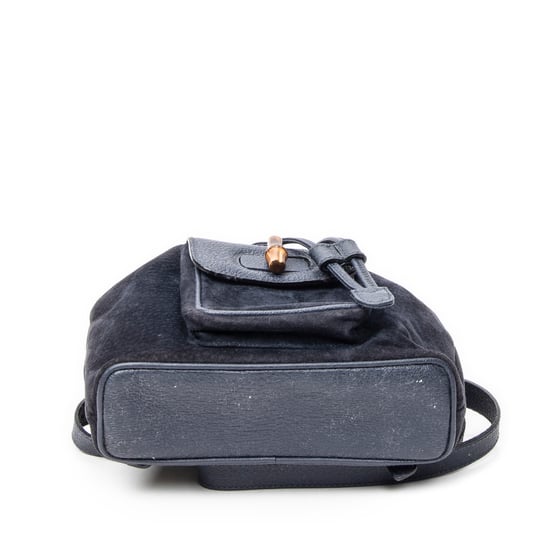 Gucci Mini Bamboo Backpack  en  Marina Cuero de ternero - Image 6