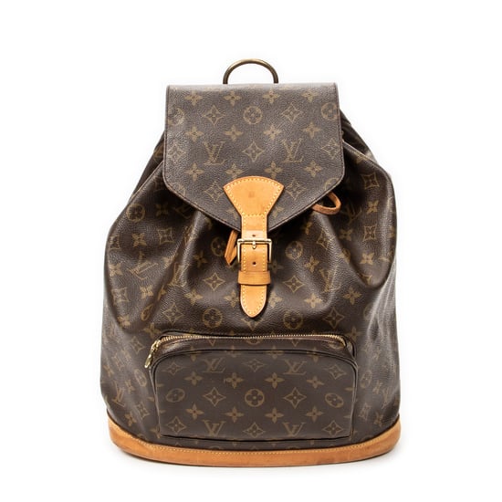 Louis Vuitton Montsouris GM en marrón Lienzo recubierto - Image 1