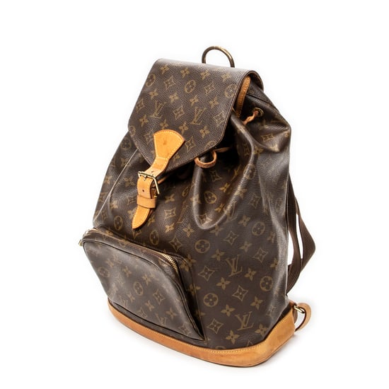 Louis Vuitton Montsouris GM en marrón Lienzo recubierto - Image 2