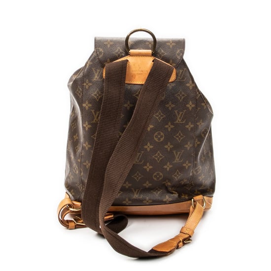 Louis Vuitton Montsouris GM en marrón Lienzo recubierto - Image 5