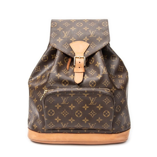 Louis Vuitton Montsouris GM en marrón Lienzo recubierto - Image 1