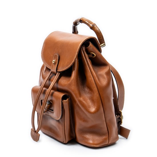 Gucci Mini Bamboo Backpack en Bronceado Cuero de ternero - Image 2