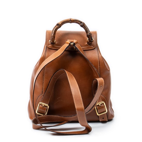 Gucci Mini Bamboo Backpack en Bronceado Cuero de ternero - Image 5
