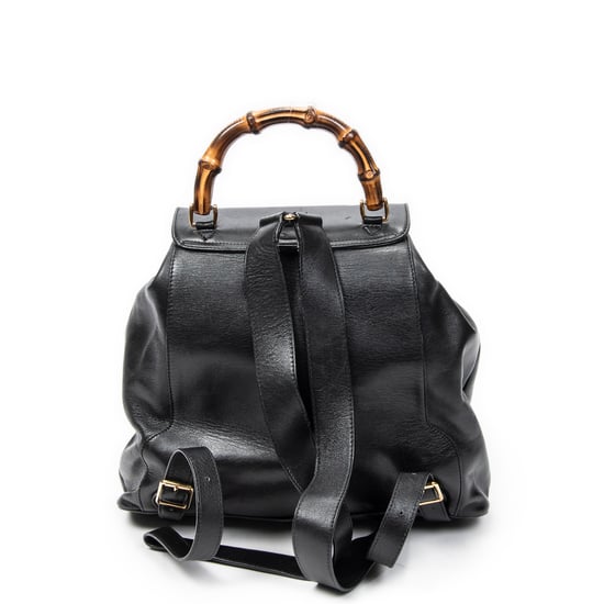Gucci Large Bamboo Backpack  en  negro Cuero de ternero - Image 5