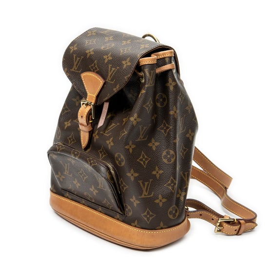 Louis Vuitton Montsouris MM en marrón Lienzo recubierto - Image 2