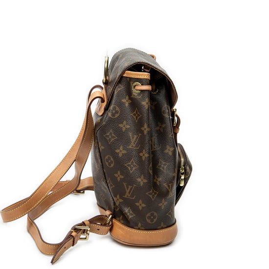 Louis Vuitton Montsouris MM en marrón Lienzo recubierto - Image 4