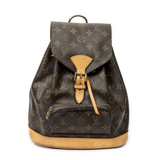 Louis Vuitton Montsouris MM en marrón Lienzo recubierto - Image 1