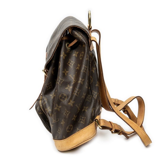 Louis Vuitton Montsouris MM en marrón Lienzo recubierto - Image 3