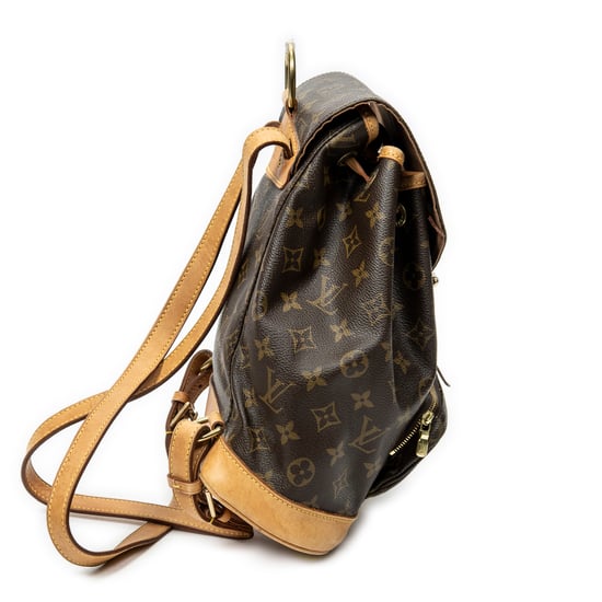 Louis Vuitton Montsouris MM en marrón Lienzo recubierto - Image 4