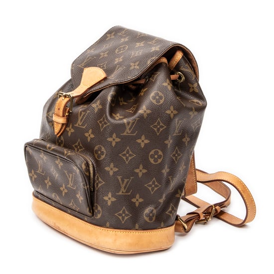 Louis Vuitton Montsouris MM en marrón Lienzo recubierto - Image 2