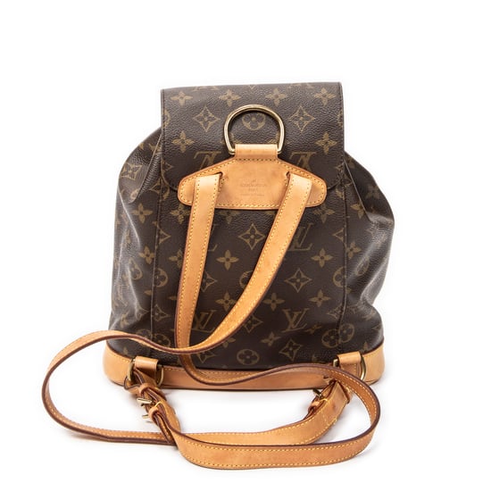 Louis Vuitton Montsouris MM en marrón Lienzo recubierto - Image 5