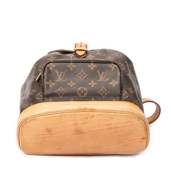Louis Vuitton Montsouris MM en marrón Lienzo recubierto - Image 6