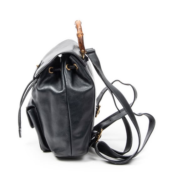 Gucci Mini Bamboo Backpack  en  Marina Cuero de ternero - Image 3