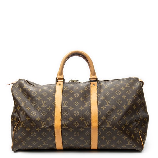 Louis Vuitton Keepall 50 en marrón Lienzo recubierto - Image 1