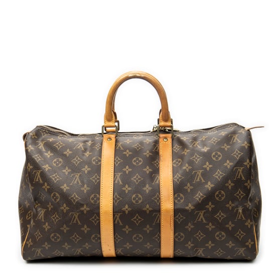 Louis Vuitton Keepall 45 en  marrón Lienzo recubierto - Image 5