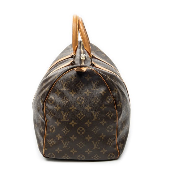 Louis Vuitton Keepall 45 en marrón Lienzo recubierto - Image 4