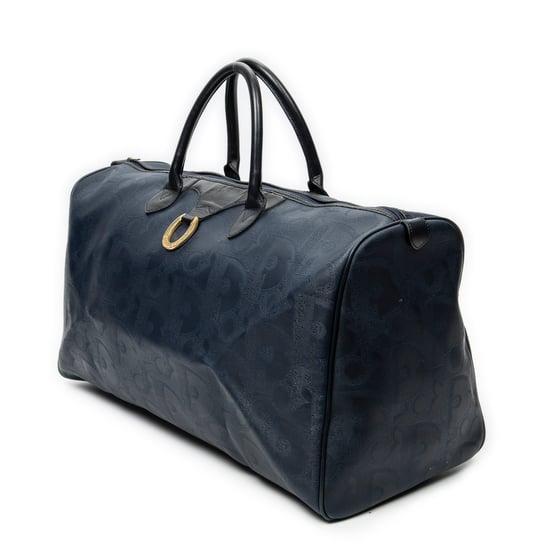 Dior Large Vintage Travel Boston en Marina Lienzo recubierto - Image 2