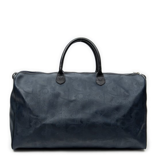 Dior Large Vintage Travel Boston en Marina Lienzo recubierto - Image 5