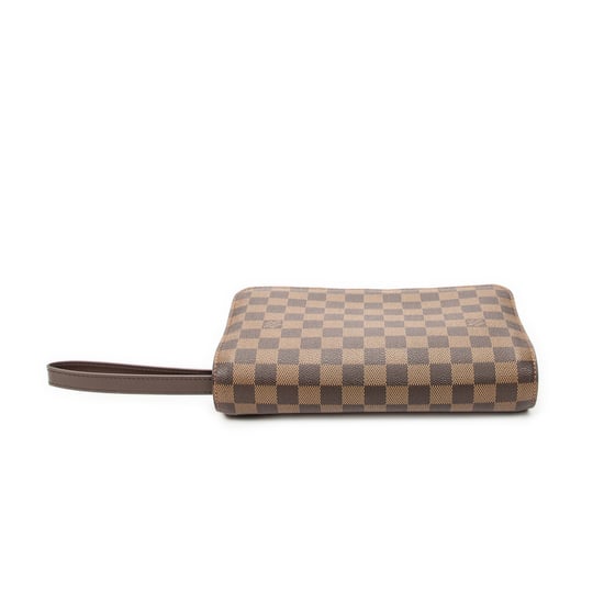 Louis Vuitton Saint Louis Clutch en Brown Lienzo recubierto - Image 3