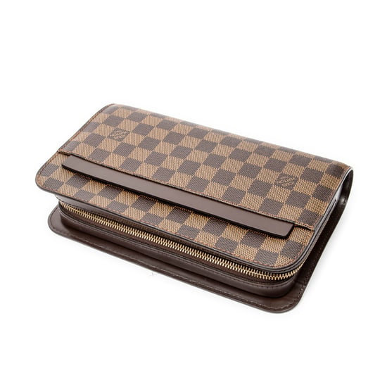Louis Vuitton Saint Louis Clutch en marrón Lienzo recubierto - Image 1