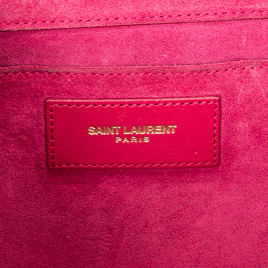 Yves Saint Laurent Ligne Y Clutch  en  rosa Cuero de ternero - Image 5