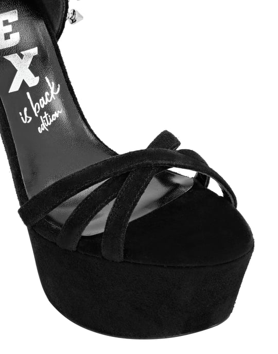 Suede Sandals High Heels - Image 2