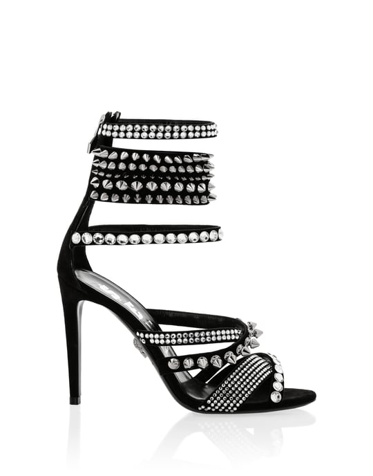 Suede Sandals High Heels - Image 3