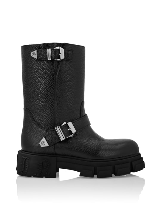 Botas Planas Altas Gothic Plein - Image 2