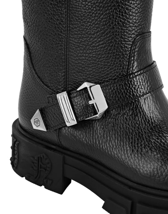 Botas Planas Altas Gothic Plein - Image 3