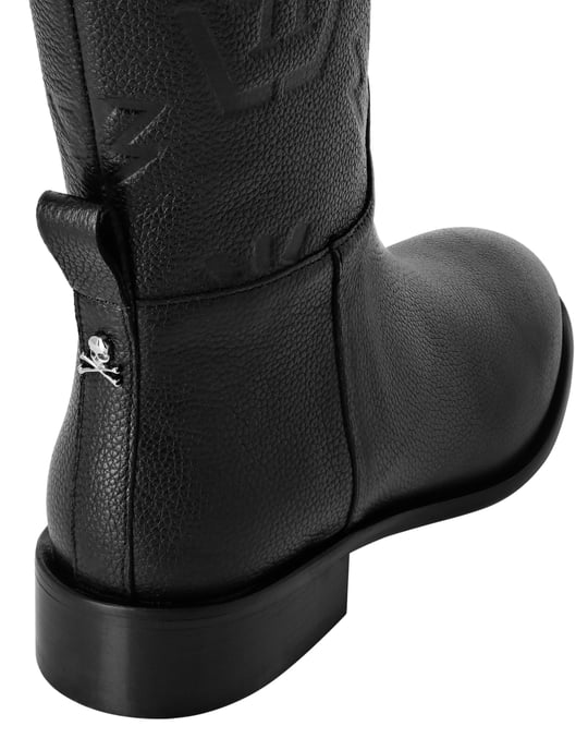 Botas Tacón Medio Monogram - Image 3