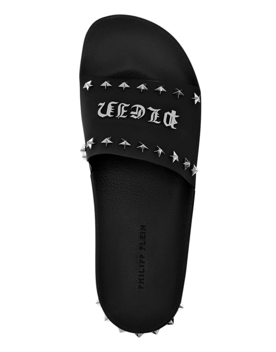 Sandalias Planas De Goma Gothic Plein - Image 2