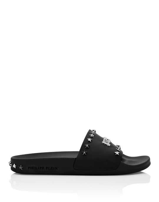 Sandalias Planas De Goma Gothic Plein - Image 3
