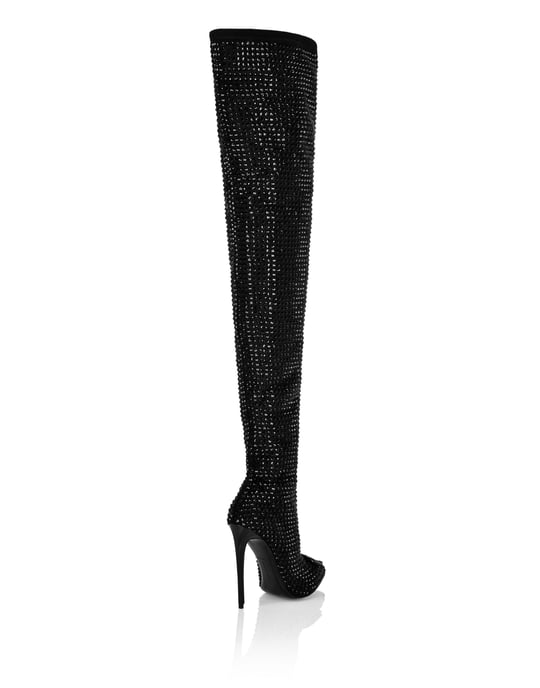 Botas De Tacón Alto Overknees Gothic Plein - Image 2