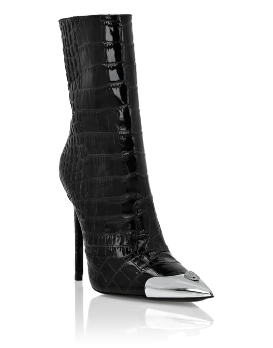Botas Tacón Medio Alto Skull - Image 1