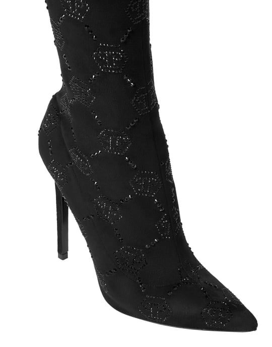Botas De Tacón Alto Overknees Monogram - Image 3