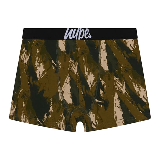 Paquete de 3 Boxers para Niños Negros, Oliva y con Estampado Completo, Ropa Interior Suave y Transpirable - Image 3