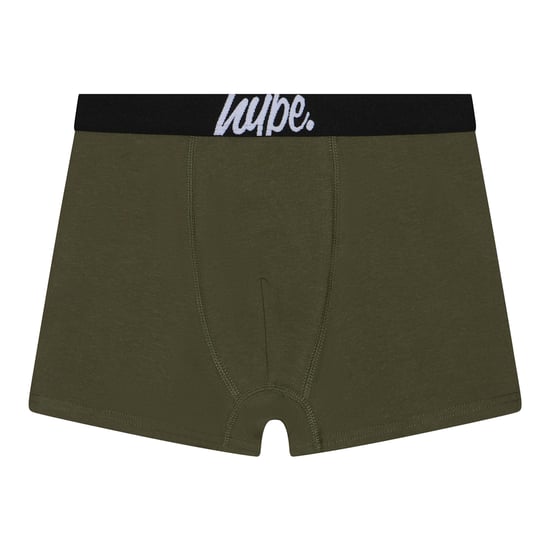 Paquete de 3 Boxers para Niños Negros, Oliva y con Estampado Completo, Ropa Interior Suave y Transpirable - Image 4