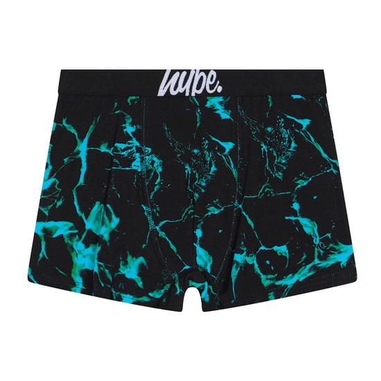 Pack de 3 Calzoncillos para Niños en Negro, Turquesa y Estampado de Piscina, Ropa Interior Suave y Transpirable - Image 4