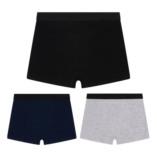 Pack de 3 Boxer para Niños Negro, Gris y Marino - Ropa Interior Suave y Transpirable - Image 2