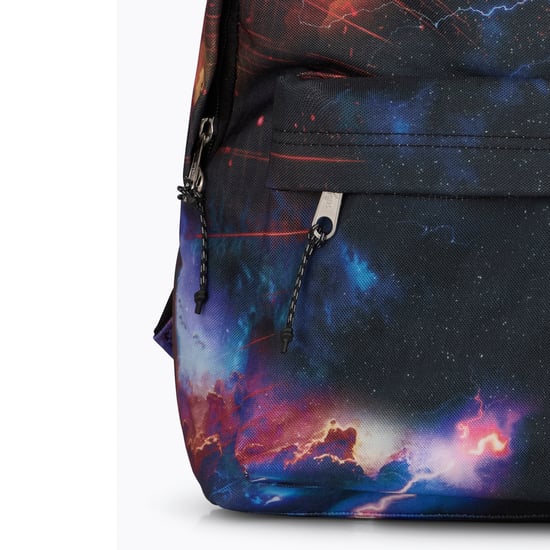 Mochila para Niños Estampado de Constelaciones y Galaxias | Mochila Escolar de 18L con Manga para Laptop - Image 5